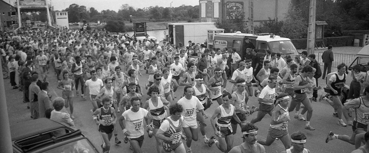 Marathon de la Liberté 1988 
Le départ de Bénouville